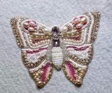 Pearl Butterfly Beaded - Made to order