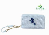 Natural Weave Clutch - The Hummingbird - Made to order