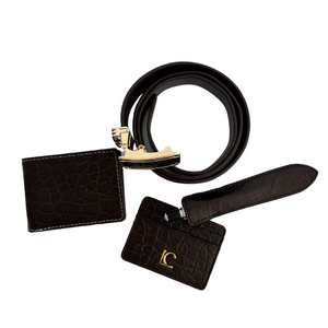 Lindy Croc Couture Exquisite Card Holder