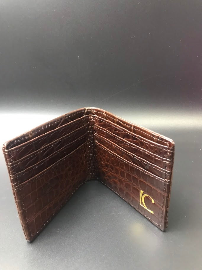 Lindy Croc Couture Classic Wallet
