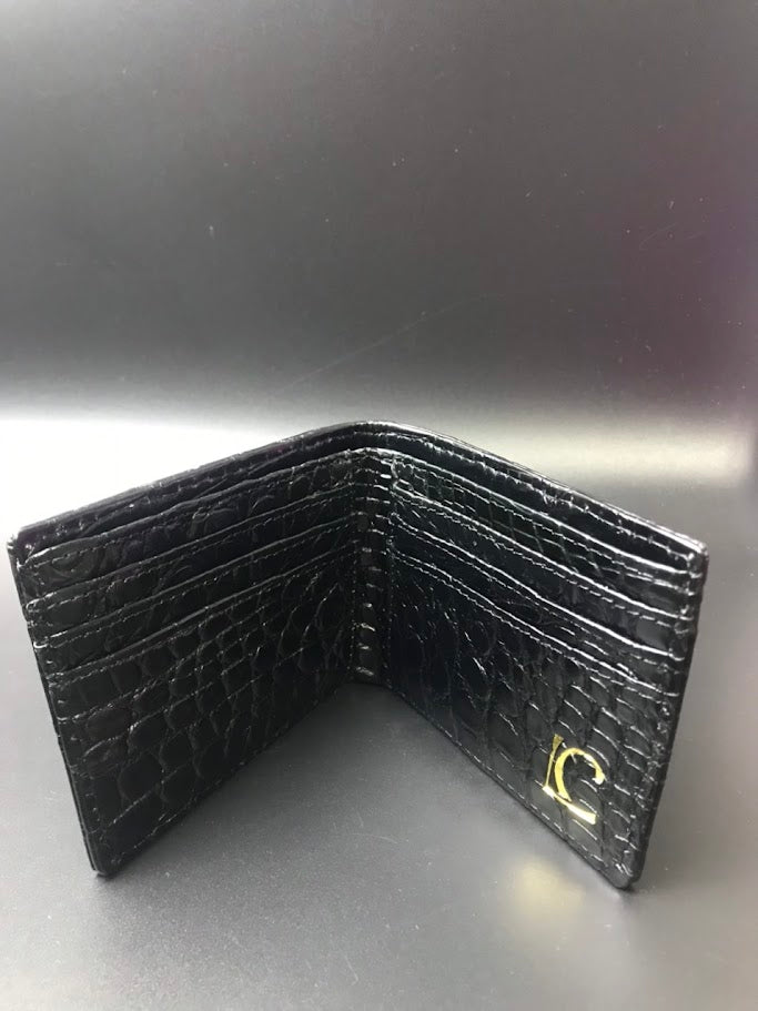 Lindy Croc Couture Classic Wallet