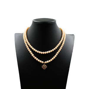 Radiant Sunset Pearl Necklace