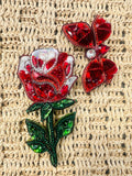 "A Fragile Flower" Collection - Fluttering Rose Tote