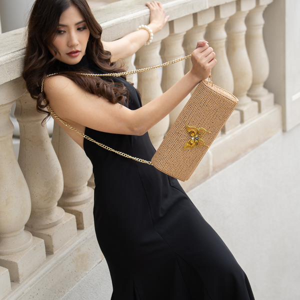 Elegant Butterfly Long Clutch