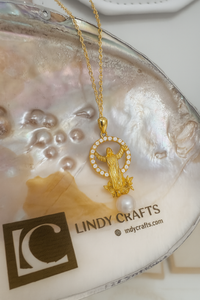 Our Lady of the Assumption Necklace – 18K Gold Plated