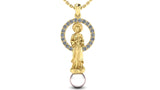 Our Lady of La Vang Necklace – 18K Gold Plated