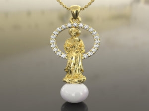 Our Lady of La Vang Necklace – 18K Gold Plated