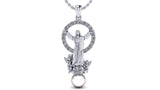 Our Lady of the Assumption Necklace – Rhodium Plated Silve