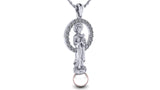 Our Lady of La Vang Necklace – Rhodium Plated Sterling Silver