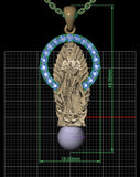 Our Lady of Guadalupe Necklace – 18K Gold Plated
