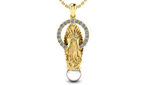 Our Lady of Guadalupe Necklace – 18K Gold Plated