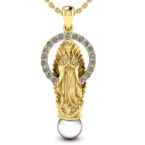 Our Lady of Guadalupe Necklace – 18K Gold Plated