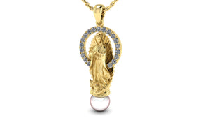 Our Lady of Guadalupe Necklace – 18K Gold Plated