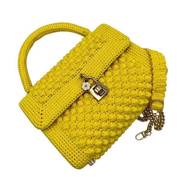 Sunny Twist Lock Handbag