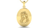 Crown of Thorns Crucifix Necklace – 18K Gold Plated