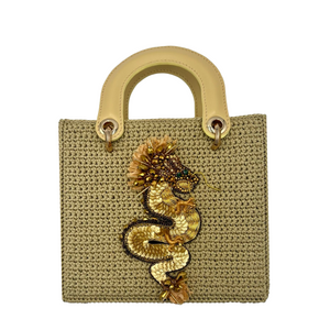 Dragonstone Square Bag in Gold