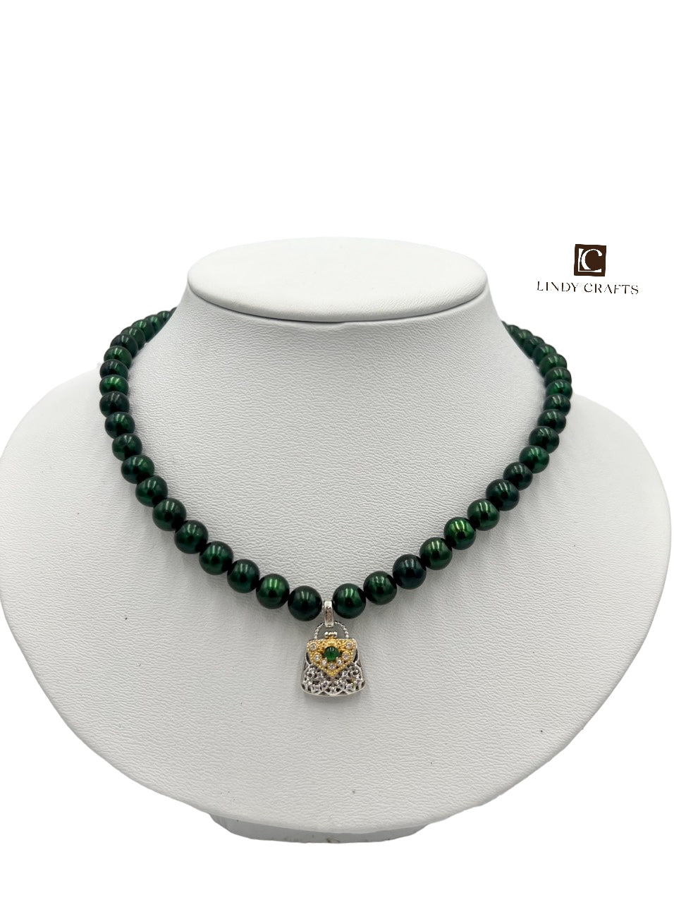 Lucky Jade and Pearl Necklace