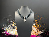 Double Black Pearl Necklace