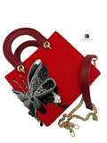 Butterfly Bliss Bag in Red