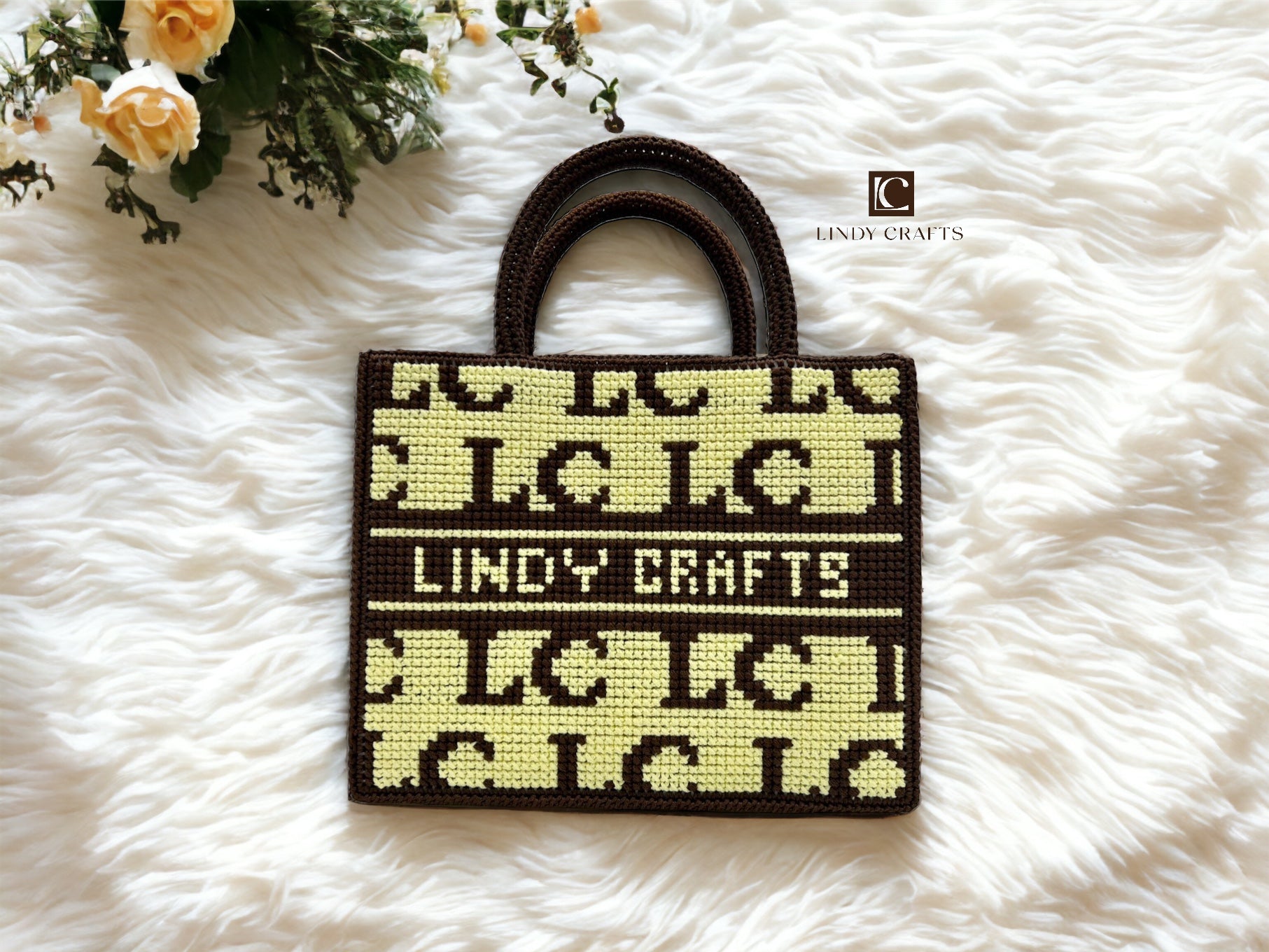 Unique Personalized Name - Crochet Bag - Made To order