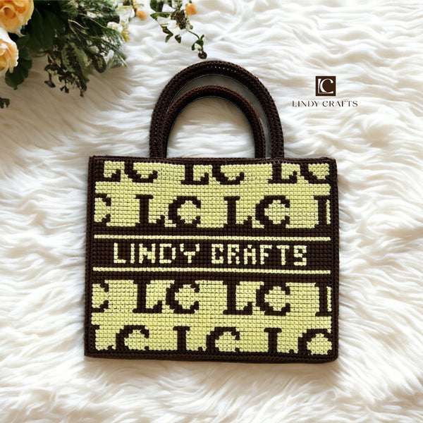 Unique Personalized Name - Crochet Bag - Made To order