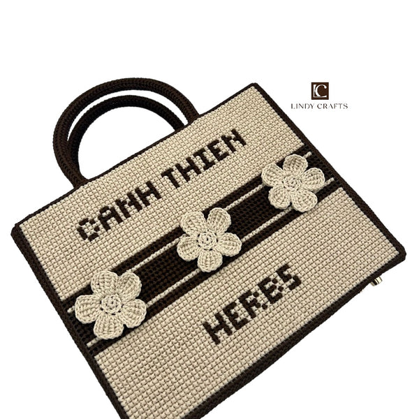 Unique Personalized Name - Crochet Bag - Made To order