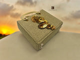 Dragonstone Square Bag in Gold