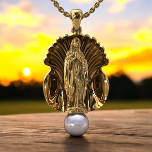 Our Lady of Guadalupe Necklace – 18K Gold Plated