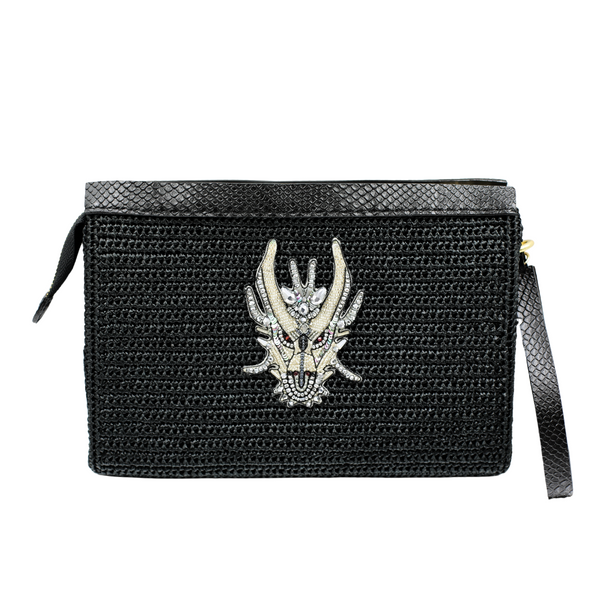 Dragon Black Clutch