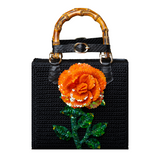 Rose Hand Bag in Orange