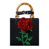 Rose Hand Bag in Red