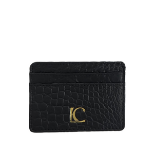 Lindy Croc Couture Exquisite Card Holder