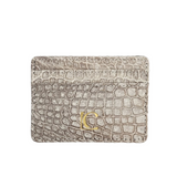 Lindy Croc Couture Exquisite Card Holder