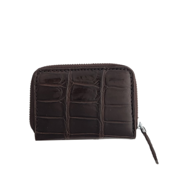 Lindy Croc Couture Zipper Wallet
