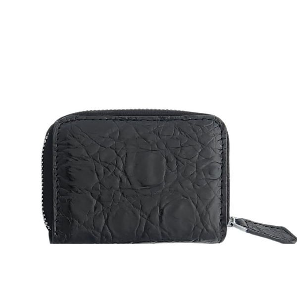 Lindy Croc Couture Zipper Wallet