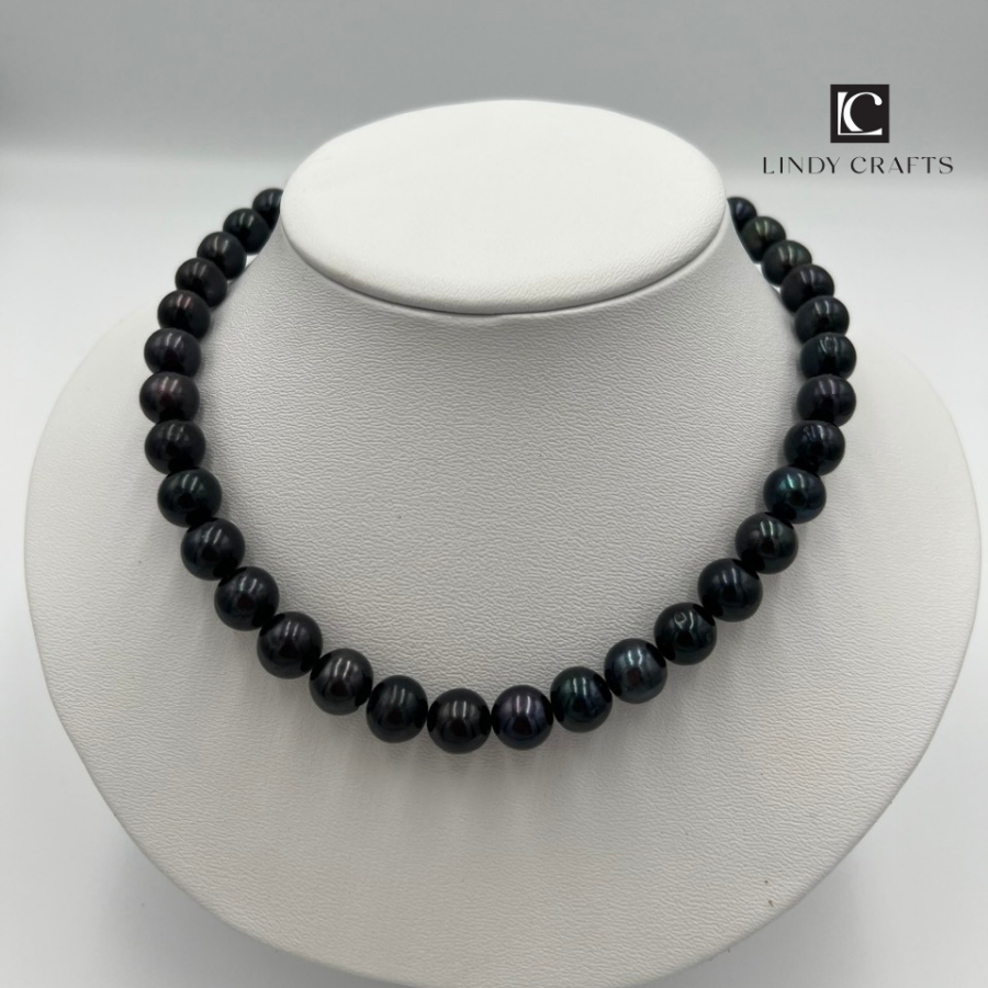 Natural Black Onyx Necklace