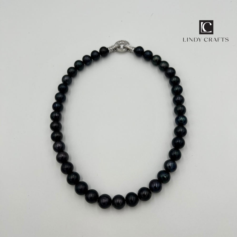 Natural Black Onyx Necklace