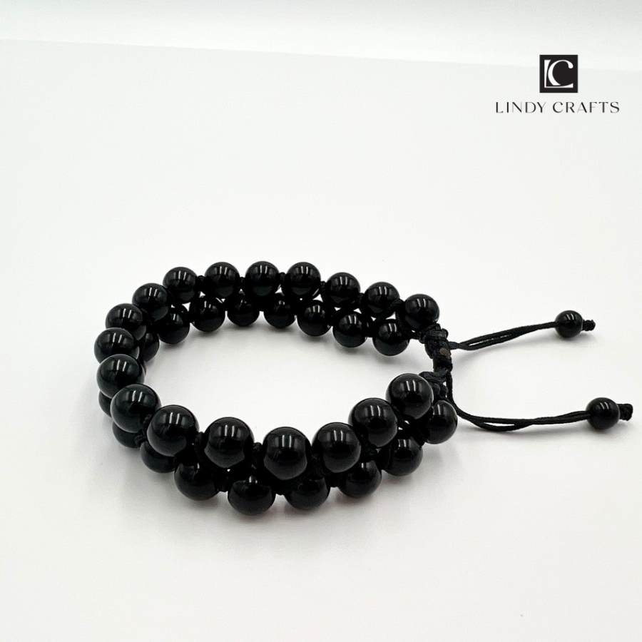 Bracelet Natural Black Onyx