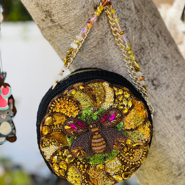 Round Craft Yarn Handbag - Made to order