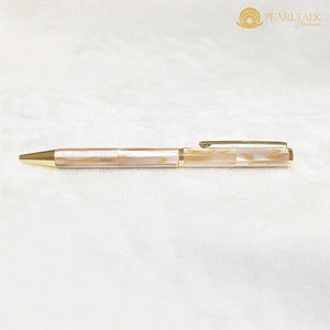 Handmade pearl ball-pen from Vietnam(pink/white/ gold/black)
