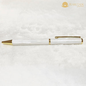 Handmade pearl ball-pen from Vietnam(pink/white/ gold/black)