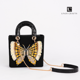 Butterfly Gold Handbag
