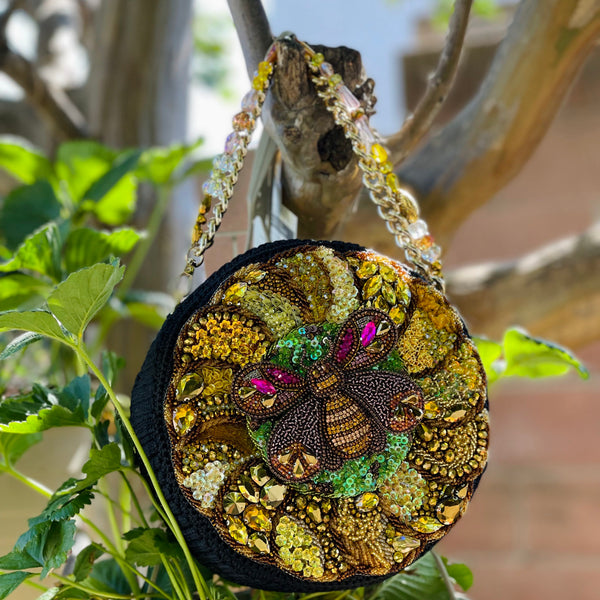 Round Craft Yarn Handbag - Made to order