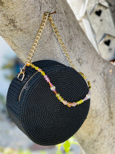 Round Craft Yarn Handbag
