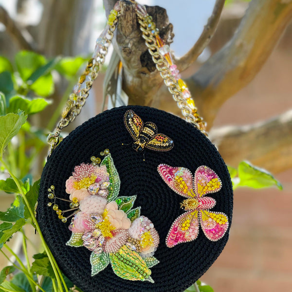 Round Craft Yarn Handbag - Made to order